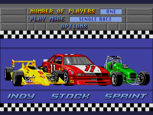 Уникальные возможности игры Andretti Racing '97